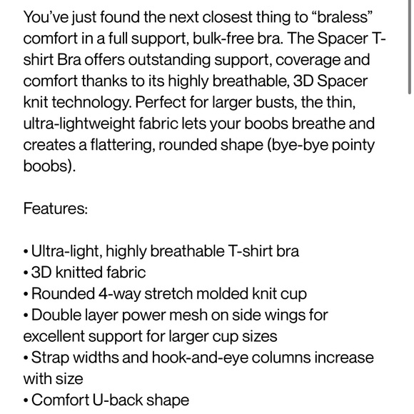 Montelle - Spacer bra - 42DD - Picture 5 of 5